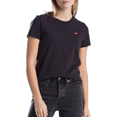 Levi's The Perfect Tee T-shirts & toppar Dam Svart L
