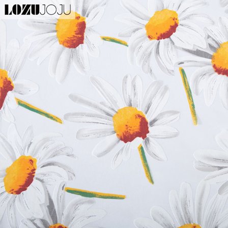 Fantastisk solros Tulle Fönster Skärmar Dörr Balkong Gardiner Sh