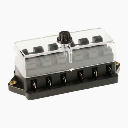 Säkringshållare flatstiftssäkring 6 platser - Biltema