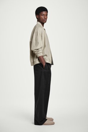 COS Men's Suede Trainer Boat Shoes in Beige