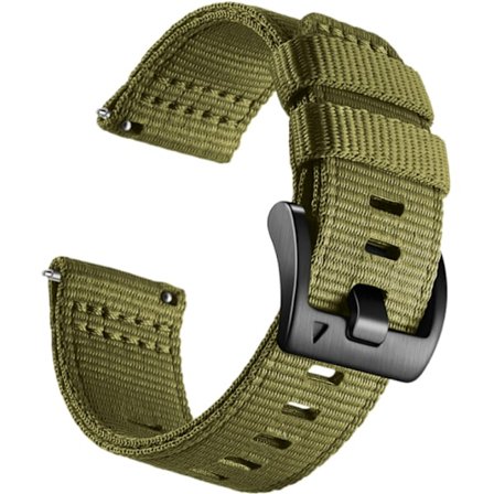 Grönt nylonarmband för Kompatibel med Garmin Forerunner 255/265/245 smartwatch