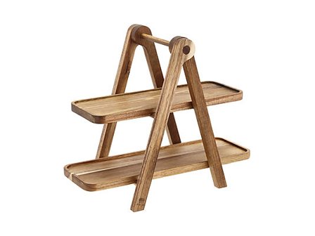 HOLM Serveringssett 36x18,4x30cm Akasietre