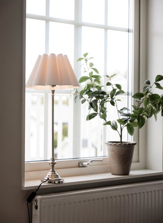 Freja bølget skjerm Ø32 - hvit