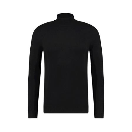 PureWhite, Turtleneck Zwart, Heren, Maat:S,Viscose