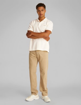 Calvin Klein Jeans Calvin Klein Label Polo - Beige - S