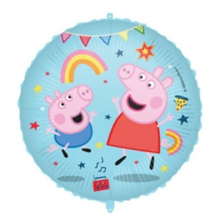 Peppa Pig foilballong för kladdlek 46 cm