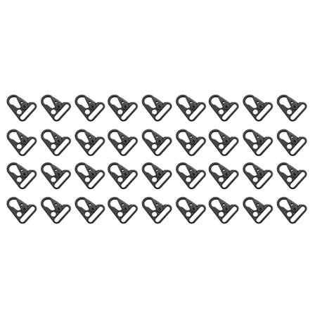 36 Stk Förstorade Munspännen Slinga Spänne Olecranon Haken För Nyckelring Snabbhakar Utomhusväska Svart