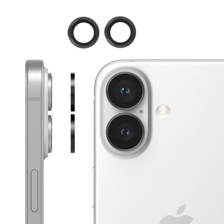 2-Pack - iPhone 17 - 9H kameraskyddsglas