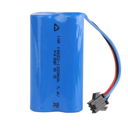 7.4V 1200mAh Lithium Batteri Udskiftningsbatteri til Fjernstyret Bil