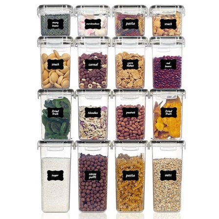 15-delad förvaringsbehållarset, spannmålsbehållare