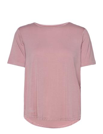 Priscilla W Loose Fit S/S Tee Pink Endurance