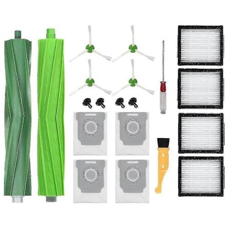 För Irobot Roomba I7 I7+ I3 I3+ I4 I4+ I6 I6+ I8 I8+ Filterborste enligt bilden