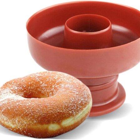 Donutform, bakeform, donut, donutfremstilling, kjøkken, form, bakeri og