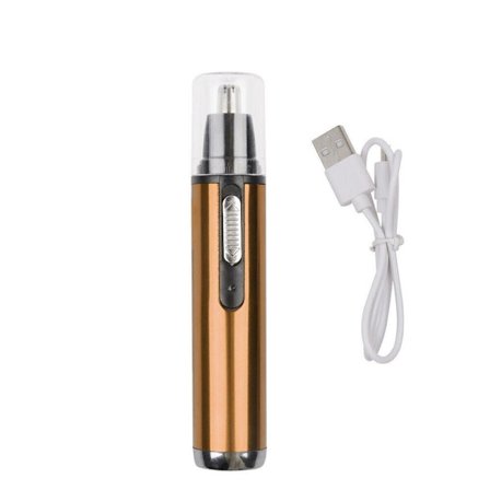 Uppladdningsbar näshårstrimmer för män Örontrimmer Elektrisk Grooming guld gold_max