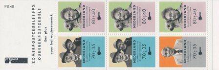 Holland 1993 - Frimærkehæfte NVPH PB 48 - Postfrisk