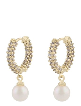 Lydia Pearl Ring Ear G/White - Gold SNÖ Of Sweden