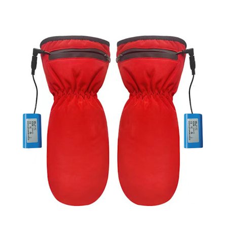 Lämmitetyt vetoketjulliset käsineet, ladattava akku Red 12 hours battery life