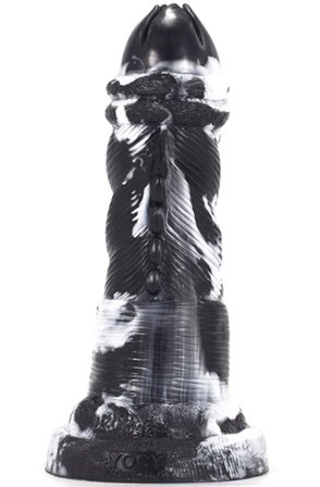 Dildo Nox Black-White 20 cm - Woome.pl