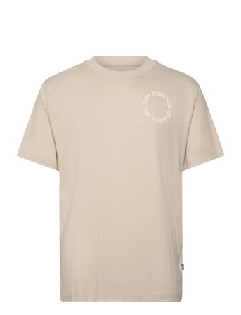New Balance Circular Logo T-Shirt - Cream - L