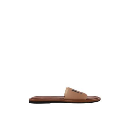 N21, Flat Sandals Bruin, Dames, Maat:39 EU