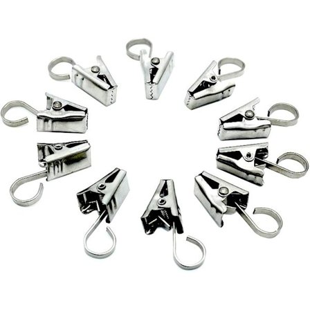 30 gardinstangsklips kroge, gardinklips vindue brusekabine klip gardin