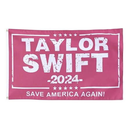 Taylors Swifts 2024 Flag 3x5Ft Letvægts Vægdekoration Gave til Swifties Lovers (FMY)
