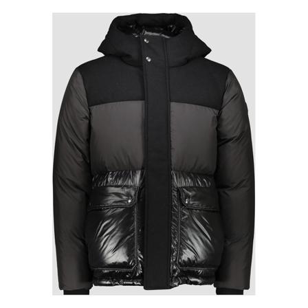 Woolrich Svart Intarsia Mountain Jacka svart, Herr, Herr, Storlek: L