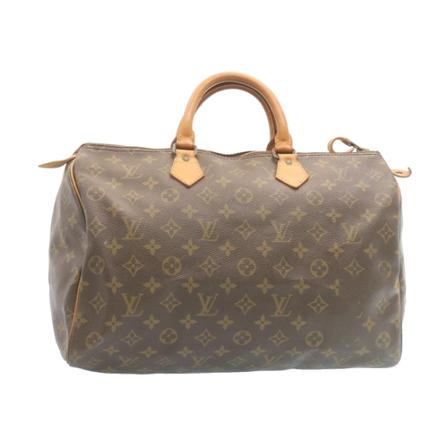 Louis Vuitton Vintage, Pre-owned Speedy 35 Monogram Handbag Bruin, Dames, Maat:ONE Size