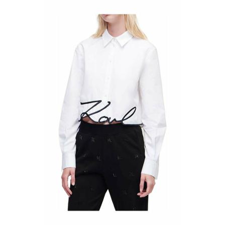 Karl Lagerfeld Shirts Hvid, Dame Skjorter