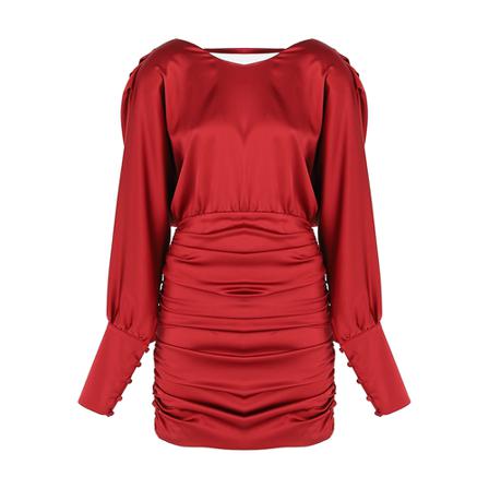 Actualee, Short Dresses Rood, Dames, Maat:XS