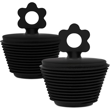 2 stk. Universal badekarprop, silikone badekarprop, badekar afløb prop