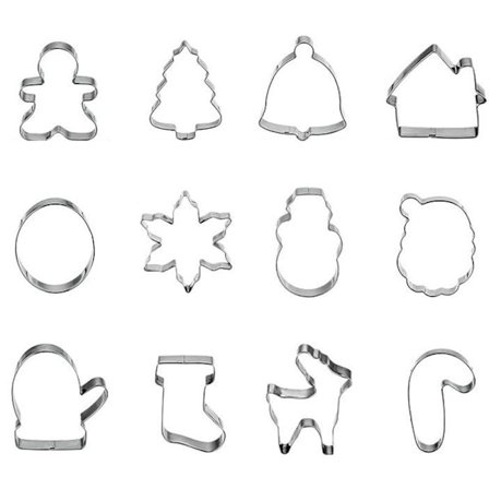 Julekakeformsett former for julekaker