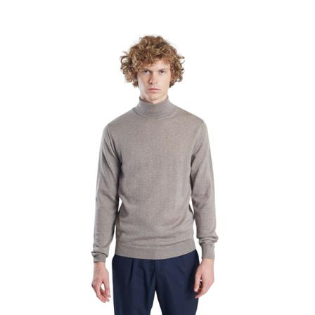 L'Exception Paris, Merino Turtleneck Jumper Grijs, Heren, Maat:XS