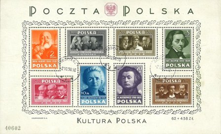 Polen 1947 - MICHEL blok 10 - Miniark - Stemplet