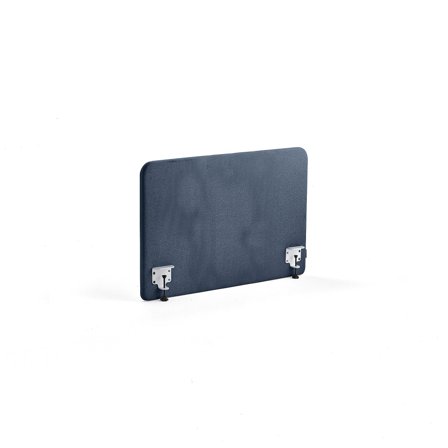 Tischteiler ZONE, inkl. weiße Beschläge, 1000 x 650 x 36 mm, Stoff Hush, marineblau