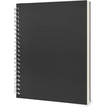 A5 Spiralblock Mjuk Svart Linjerad Anteckningsbok 120 Sidor 60 Ark 5-pack