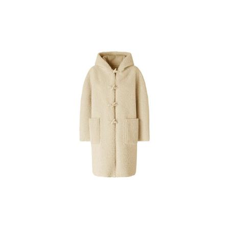 Ermanno Scervino, Faux Fur & Shearling Jackets Beige, Dames, Maat:S