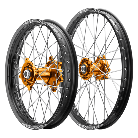 Kompletní Sada Kol Talon Pro Billet Oranžovo-Černá - Husqvarna TC 250 2014-2022