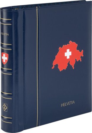 Leuchtturm Schweiz - PERFECT album med landenavn og kassette - Blåt i Classic design