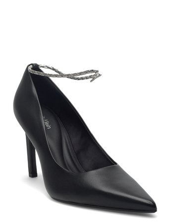 Calvin Klein Ess Stiletto Hdw Chain Lth 90 - Black - 40