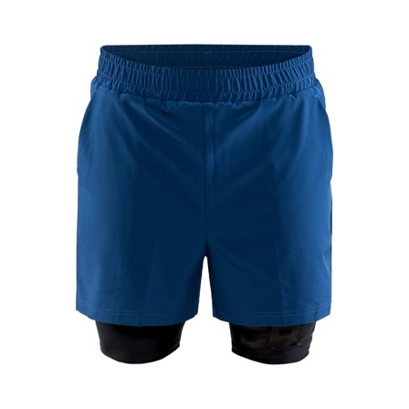 Craft Men's Adv Charge 2-in-1 Shorts Men workout shorts Blue XL