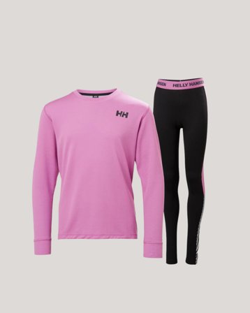 Helly Hansen JR HH LIFA ACTIVE SET Różowy Bielizna termoaktywna Dziewczynki - Kids Brand Store