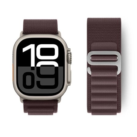 Alpine Loop Armband för Apple Watch Ultra 2 Band 49mm 46mm 45mm 44mm 42mm 41mm 40mm Correa Armband iWatch Serie 10 SE 9 8 7 6 5