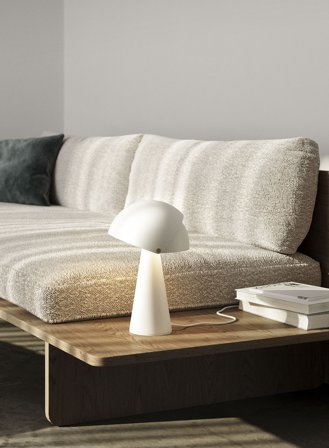 Align bordlampe - hvit