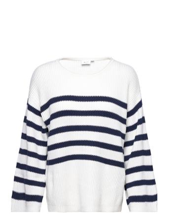 Viching 7/8 Knit Top/Pb White Vila