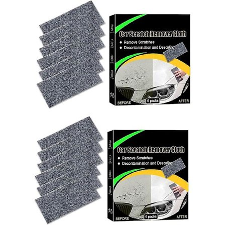 Nano Sparkle-klut, Nano Magic-klut for reparasjon av riper i billakk, klut for reparasjon av riper i bil, reparerer enkelt riper i lakk (FMY)