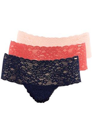 DORINA Lana 3PP Brief 3X0010-Pink/Coral/In Klær