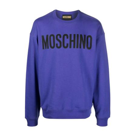 Moschino - Tröjor - Lila - Herr - Storlek: M, Herr, Storlek: M