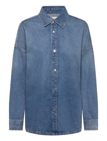 Relaxed Linen Denim Shirt Dayton Blue Calvin Klein Jeans
