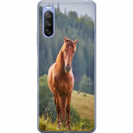 Sony Xperia 10 Iii Lite Genomskinligt Skal Hästar